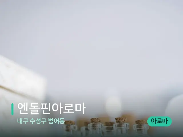 대구 수성구 범어동 엔돌핀아로마 — 마사지 오일과 도구