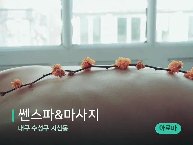 대구 수성구 지산동 쎈스파&마사지 — 마사지 관리를 받는 장면
